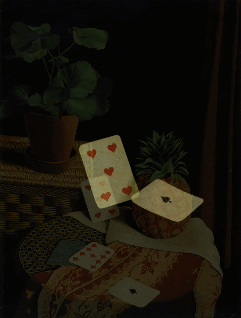 Pigmentdruck von Ralf Brög mit dem Titel "HP-CARDS"