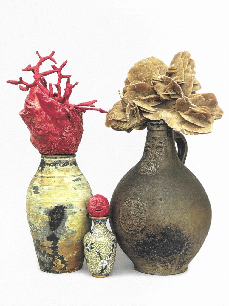 Fine Art Print von Ruth Weber mit dem Titel "Drei Gefäße"