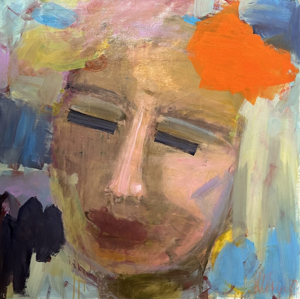 Gemälde von Brigitte Uhrmacher mit dem Titel "Nicht mit mir"