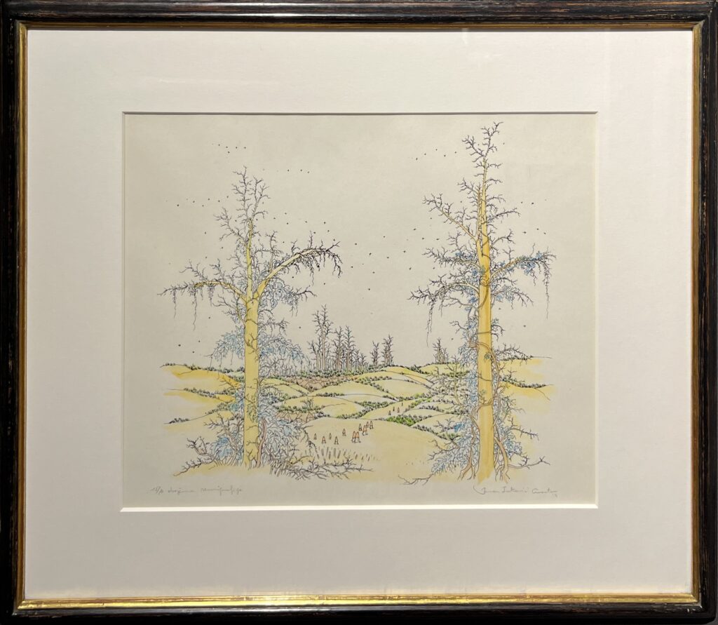 Zeichnung/Aquarell von Ivan Lackovic